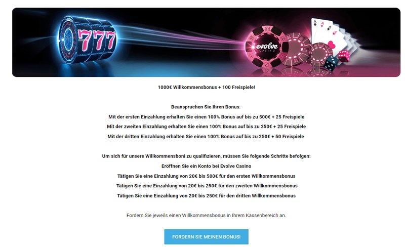 Avis evolve casino, déposer sur evolve casino Avis evolve casino, déposer sur evolve casino